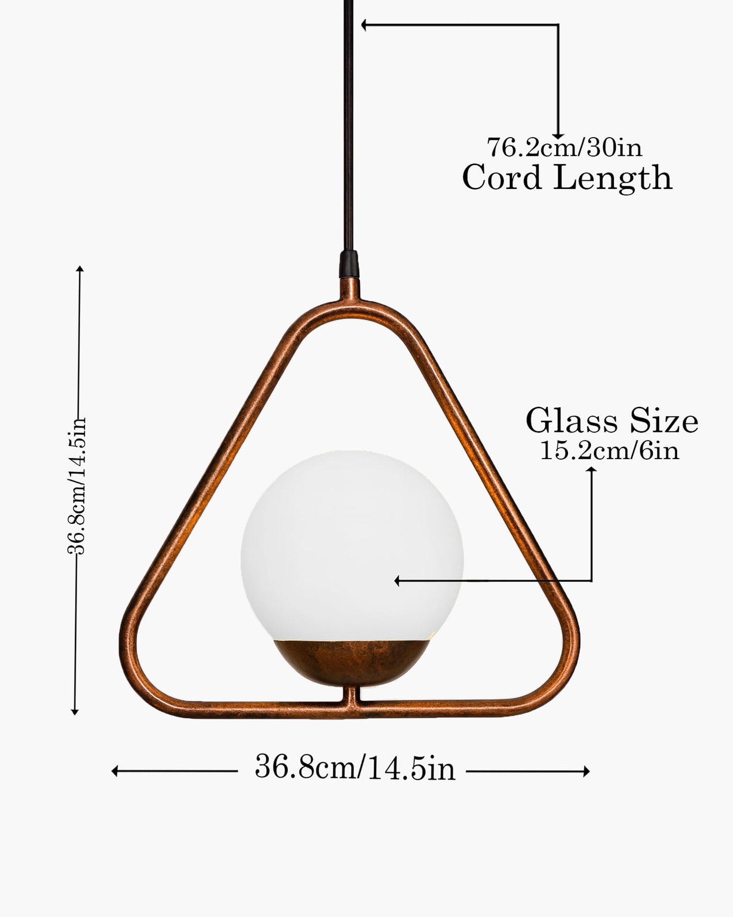 Homesake Chandelier For Living Room,Mid Century Modern Jhumar Lighting For Home Hall, Jhoomar, Chandelier For Living Room (Rubbed Bronze Triangle)
