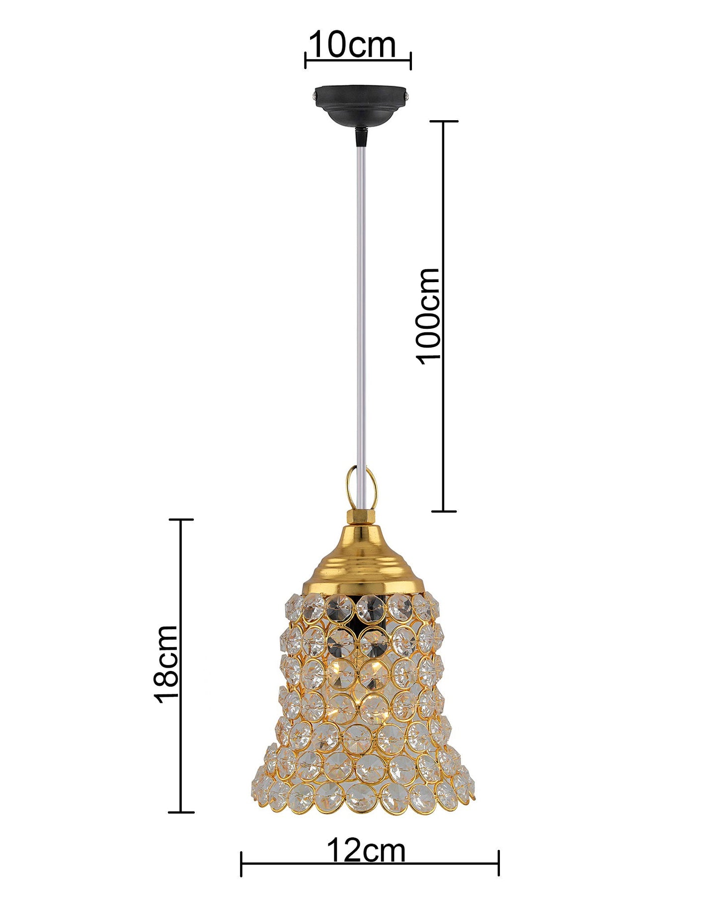 Crystal Hanging Pendant Bell Light, pendent light, hanging lamp