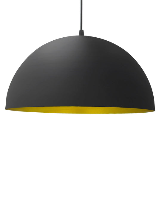 Metallic Black Pendant Hanging Light, Hanging Lamp 14", Industrial E27 lamp