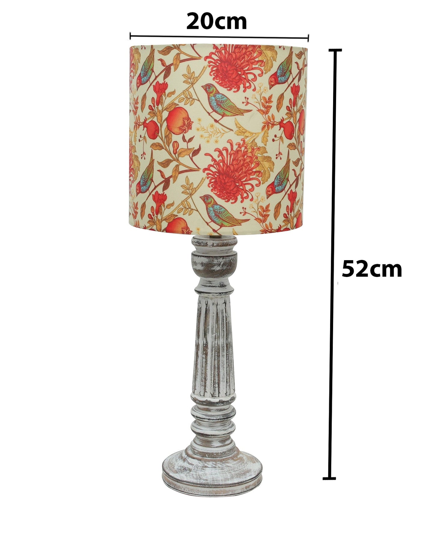 Traditional Country Cottage Table Lamp Antique White Athens Desk Lamp for Bedroom Living Room