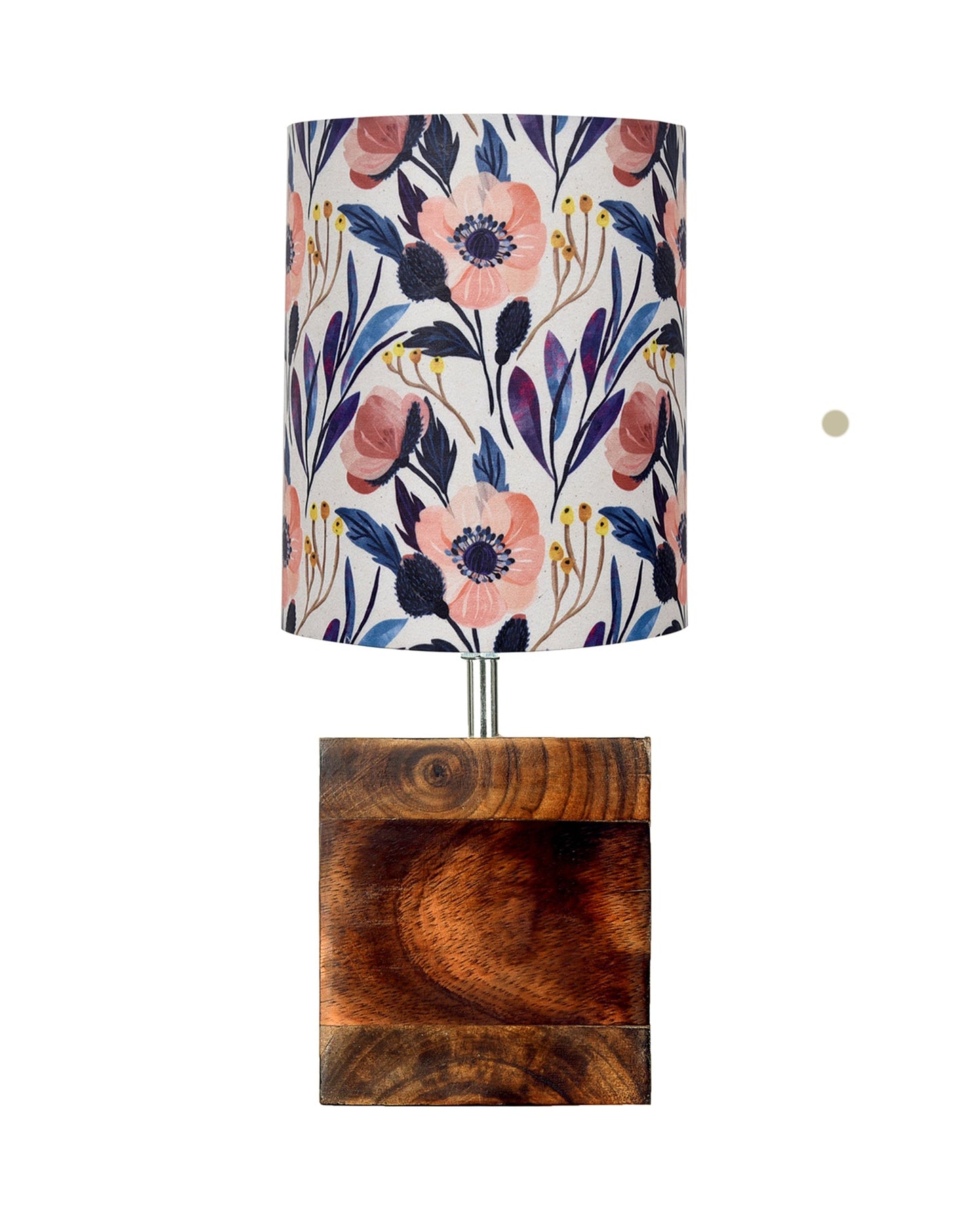 Modern Zen Wooden Lampshade Nightstand Lamps, Antique Base E27 Creative Reading Bedside Lamps Ideal for Bedroom, Cube, Bird Cylinder