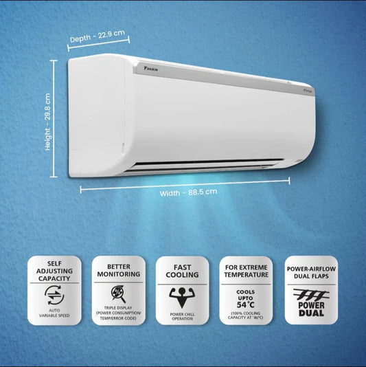 Daikin 1.5 Ton 5 Star Inverter Split AC