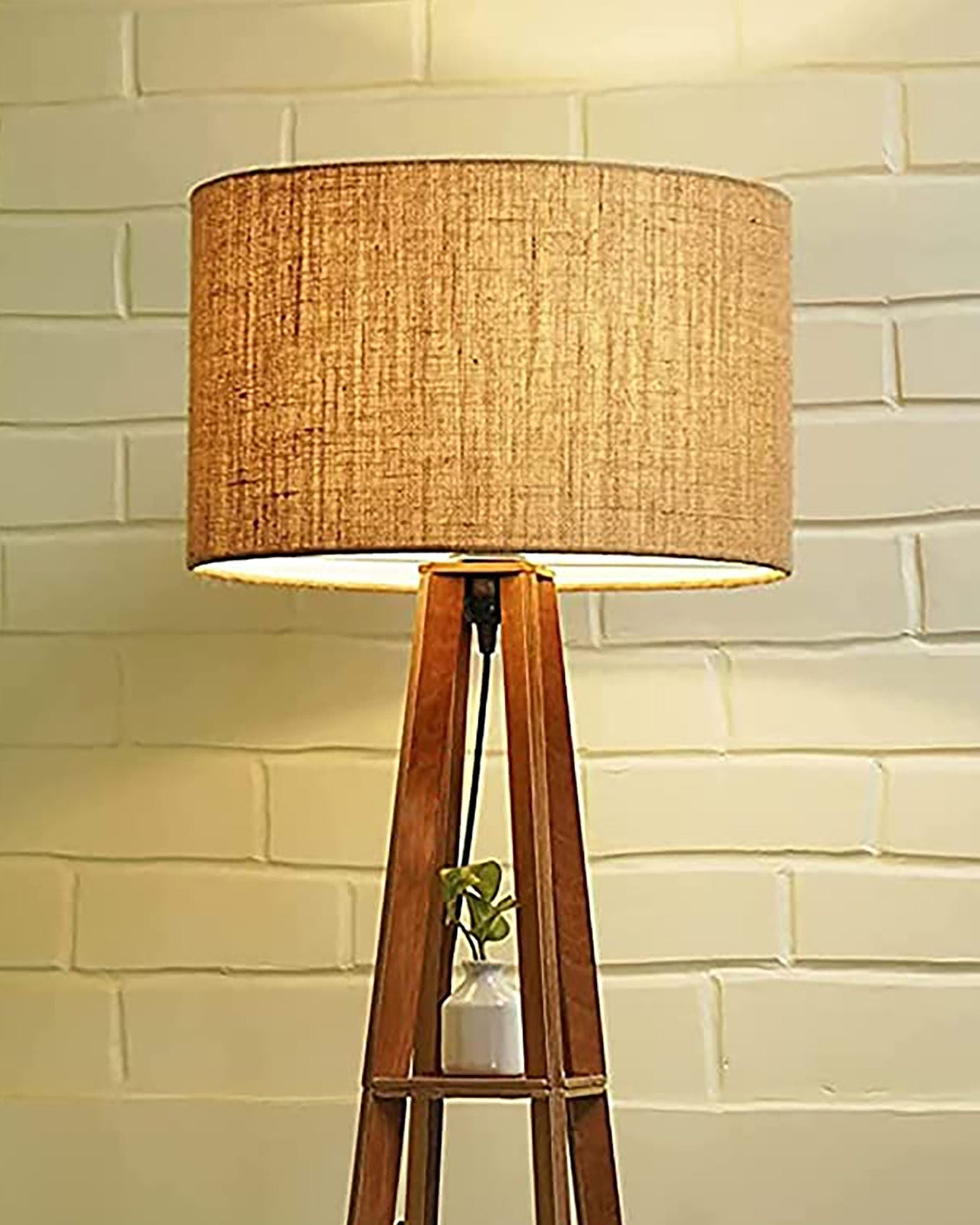 Homesake® 16' Jute Drum Lampshade, for Table and Floor Lamp for Living Room | Corner Lamp for Living Room | Standing Lamp