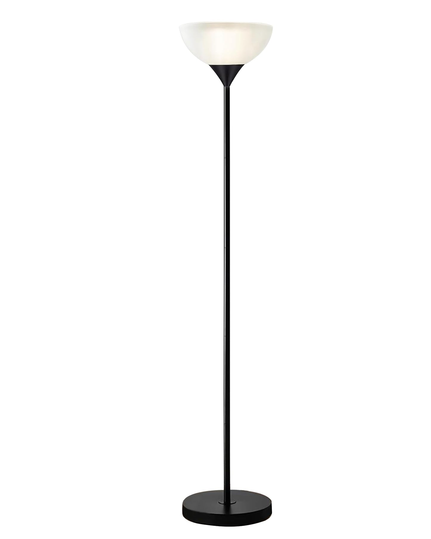 Homesake® Sky Dome Standing Lamps with Acrylic Shade | Modern Floor Lamp for Living Room, Bedrooms, Corner Lamp for Living Room | Standing Lampe (Straight)