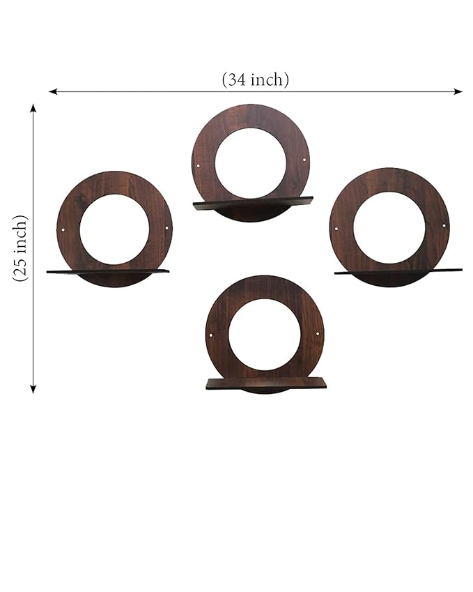 Wall Planters,Modern Succulent Planter Wood MDF Hanging Planter for Herb,Small Cactus Perfect for Balcony, Room and Patio Decor,set of 4