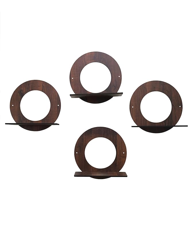 Wall Planters,Modern Succulent Planter Wood MDF Hanging Planter for Herb,Small Cactus Perfect for Balcony, Room and Patio Decor,set of 4