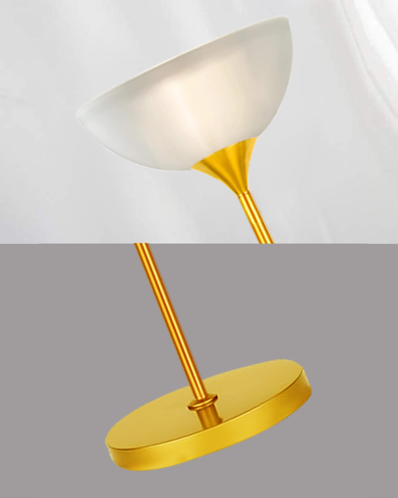 Homesake® Sky Dome Standing Lamps with Acrylic Shade | Modern Floor Lamp for Living Room, Bedrooms, Corner Lamp for Living Room | Standing Lamp (Duo Shelf)