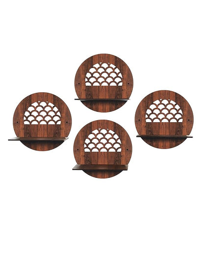 Wall Planters,Modern Succulent Planter Wood MDF Hanging Planter for Herb,Small Cactus Perfect for Balcony, Room and Patio Decor,set of 4