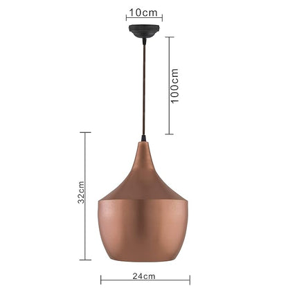 Modern Hanging Light, E26/27 Nordic Pendant Lamp, Pear Shaped Kitchen, Bedroom, Living Room Ceiling Lamp