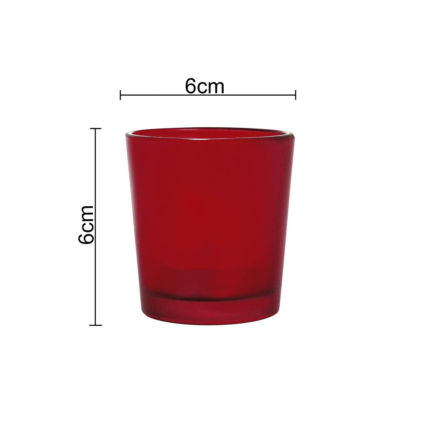 Homesake® Frost Votive, set of 6, Glass candle holder stand with free candle, Brighten up the dull and boring ambience of your living room