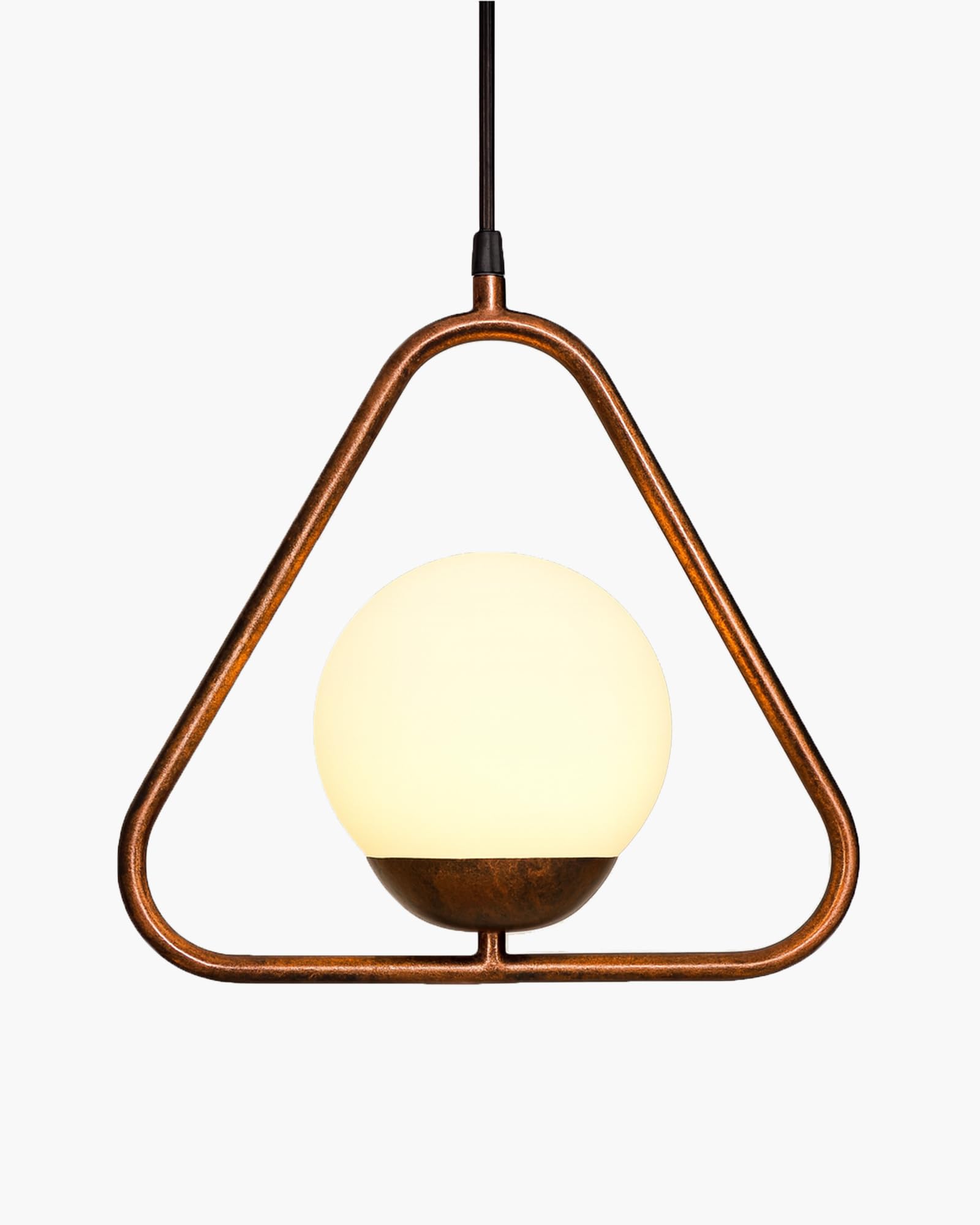 Homesake Chandelier For Living Room,Mid Century Modern Jhumar Lighting For Home Hall, Jhoomar, Chandelier For Living Room (Rubbed Bronze Triangle)