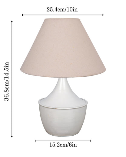 Bedside Table Lamp, Matt Black Metal Modern Lamp with Fabric Shade, Simple Side Lamp for Living Room,Bedroom,Home,Office Working, White Tulip, Turquoise Shade