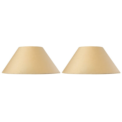 Homesake® Classic Golden Cone Cotton Shade, set of 2 (For E27, E14 and B-22 base)