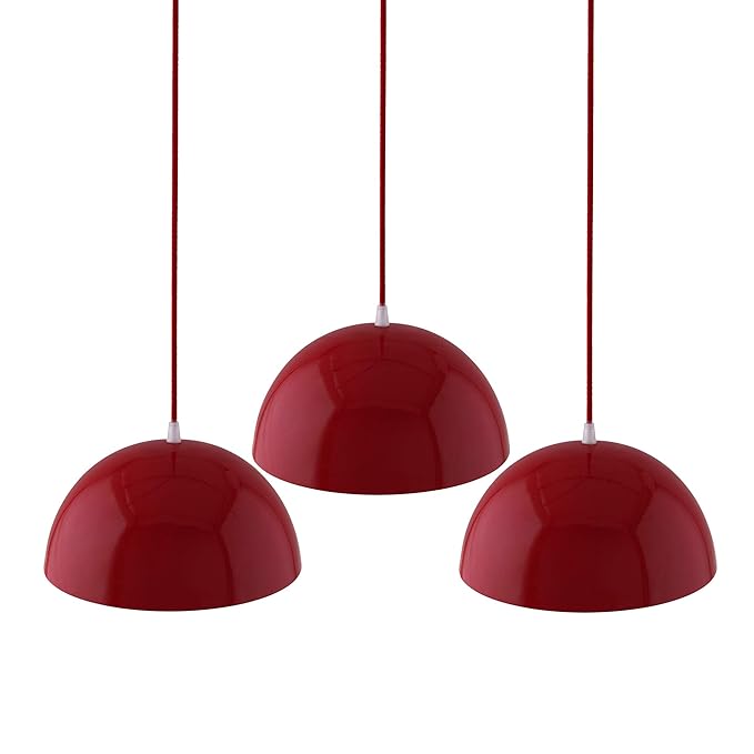 3-lights Linear Cluster Chandelier hanging Pendant Light, kitchen area and dining room light, LED/filament light