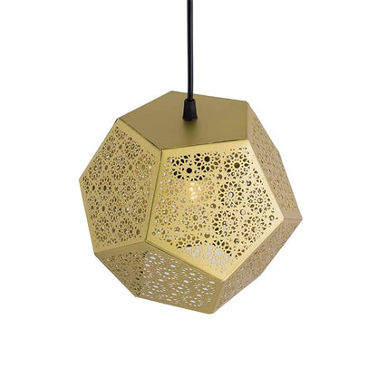 Cubist Hexagon Moroccan Hanging Light, Pendant Ceiling Light