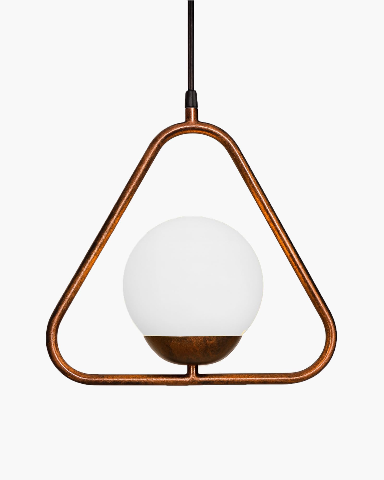 Homesake Chandelier For Living Room,Mid Century Modern Jhumar Lighting For Home Hall, Jhoomar, Chandelier For Living Room (Rubbed Bronze Triangle)