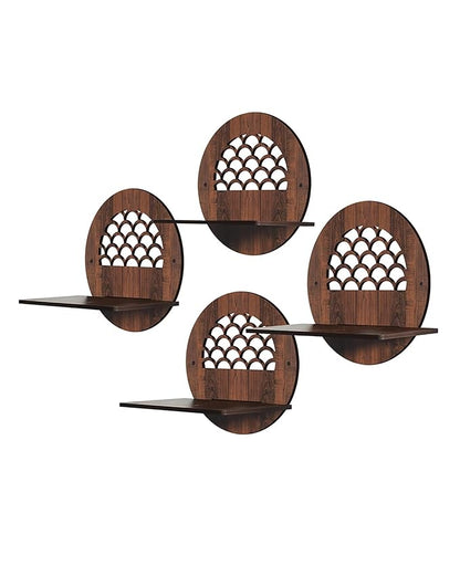 Wall Planters,Modern Succulent Planter Wood MDF Hanging Planter for Herb,Small Cactus Perfect for Balcony, Room and Patio Decor,set of 4