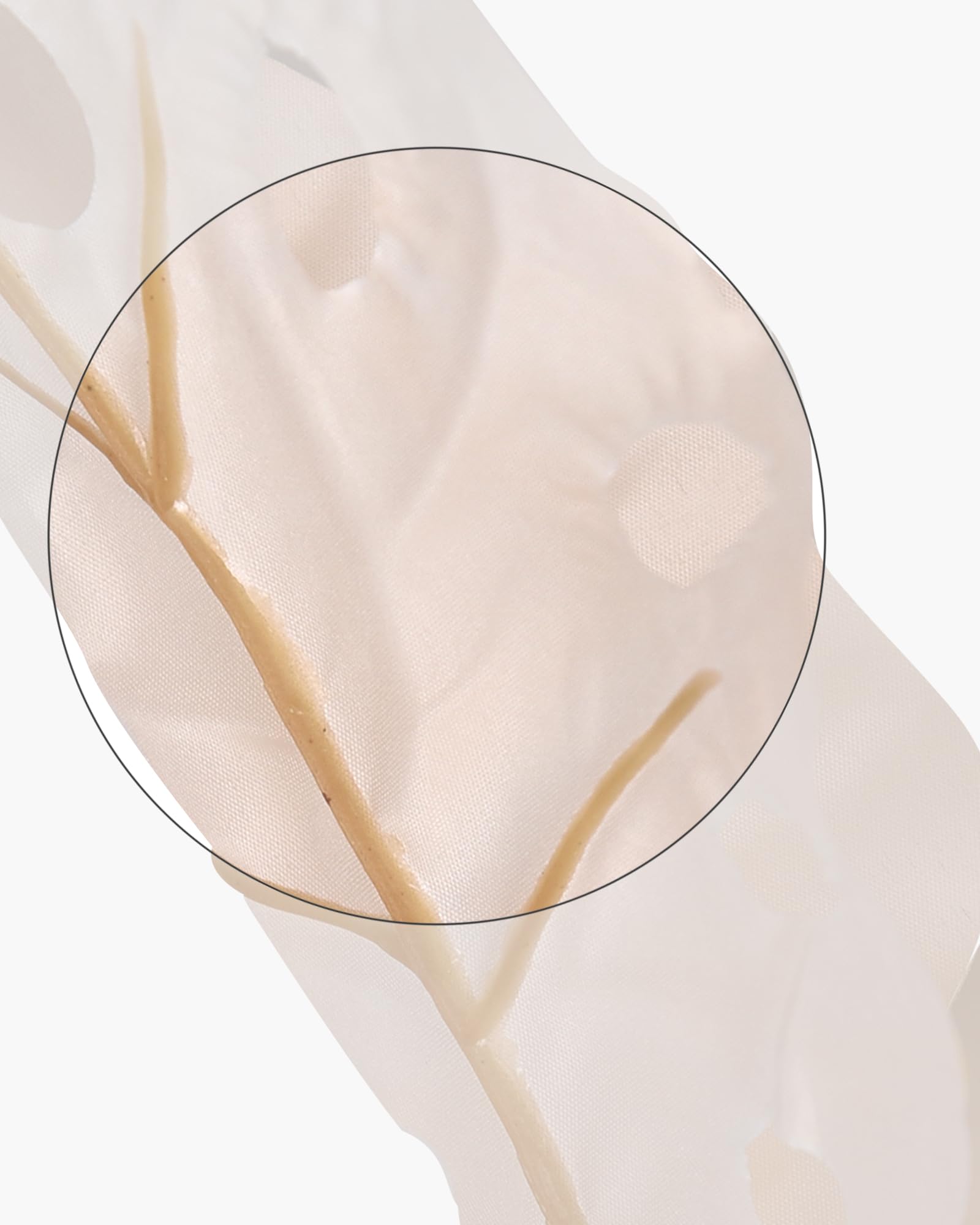 Homesake® Faux Long Monstera Leaf Stems, Set of 2 Artificial Branches with 5 Sticks Each, Pot Not Included, Decorative Plant for Vase, Tabletop, Living Room, Home Décor, Green