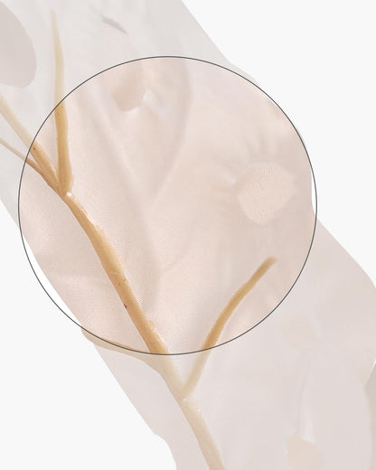 Homesake® Faux Long Monstera Leaf Stems, Set of 2 Artificial Branches with 5 Sticks Each, Pot Not Included, Decorative Plant for Vase, Tabletop, Living Room, Home Décor, Green