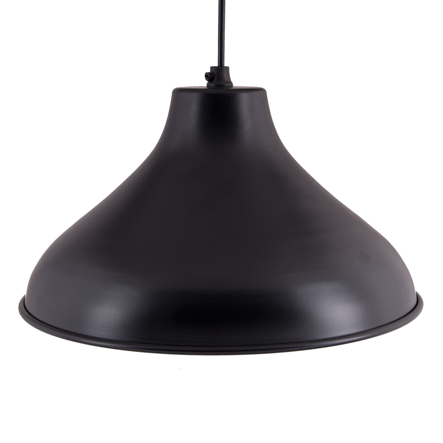 Homesake® Cubist Crown Hanging Black Lamp, Pendant Light, Modern Industrial Hanging Ceiling Lamp for Dining Table, Kitchen Island, Café & Bar