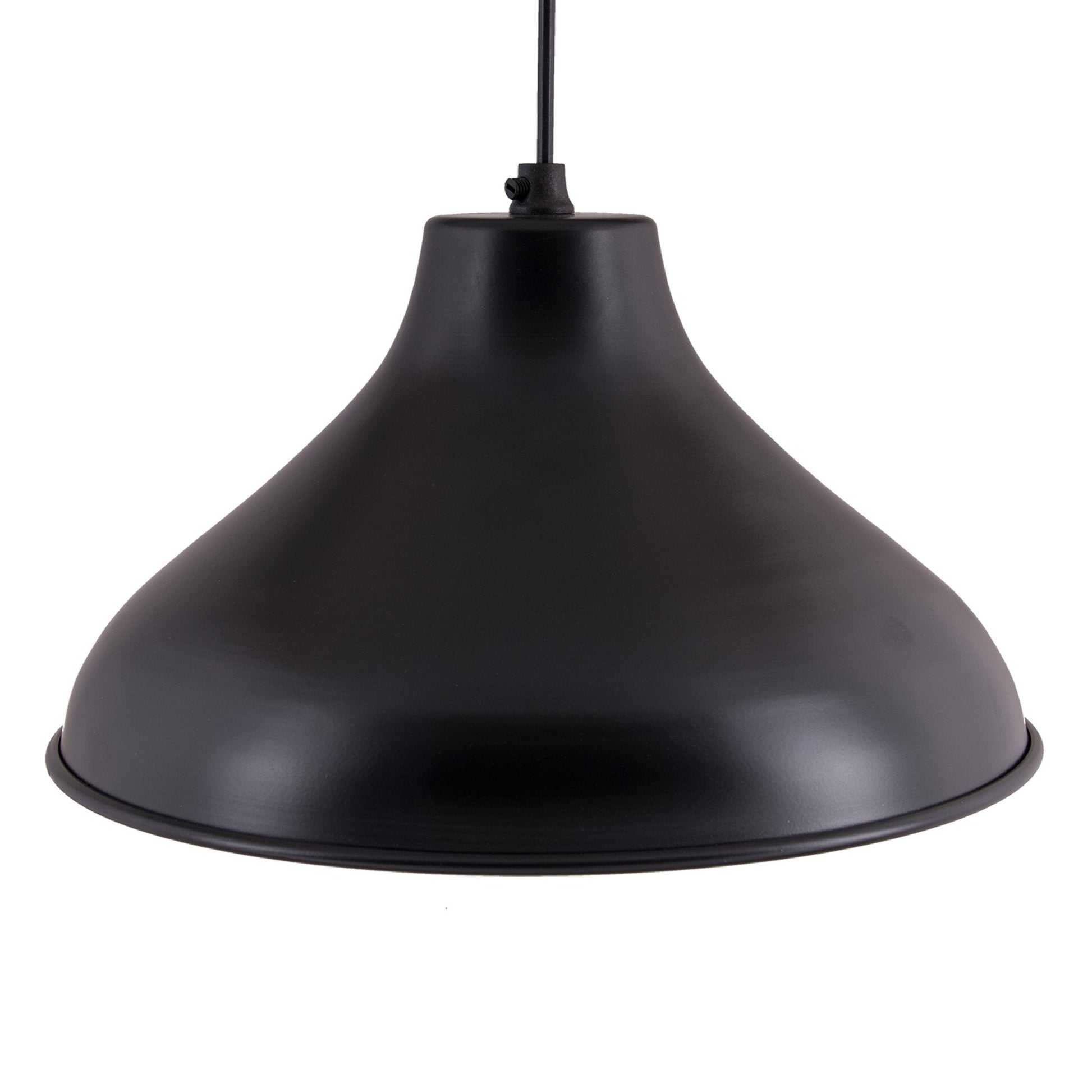 Homesake® Cubist Crown Hanging Black Lamp, Pendant Light, Modern Industrial Hanging Ceiling Lamp for Dining Table, Kitchen Island, Café & Bar