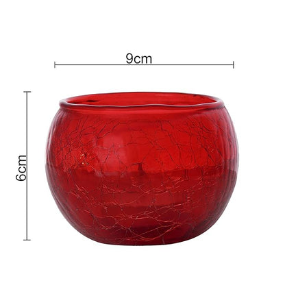 Moroccan Glass Mosaic Candle Holder, Tea Light holder Votive, Set of 2