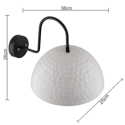 Rustic Antique Hammer 10" Wall Sconce Gooseneck Retro Wall Light Fixtures for Bedroom Nightstand, Barn Warehouse
