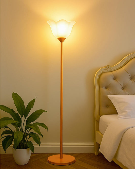 Sky Tulip Standing Lamps with Acrylic Shade,Modern Floor Lamp for Living Room, Bedrooms, Office  Straight