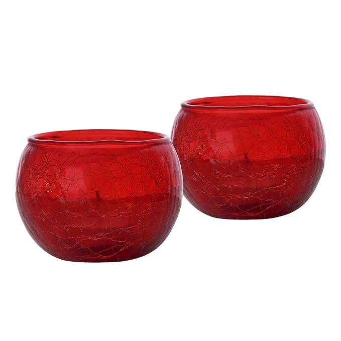 Moroccan Glass Mosaic Candle Holder, Tea Light holder Votive, Set of 2