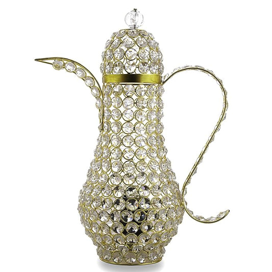 Vintage Crystal Surahi Table Lamp