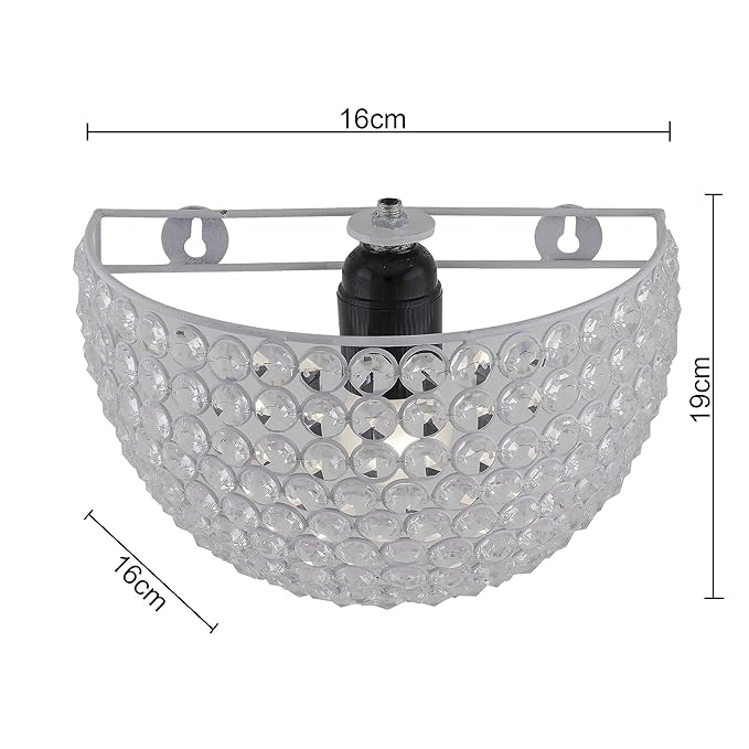 Crystal Round Wall Sconce Lamp, Decorative Door Light,Crystal