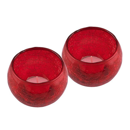 Moroccan Glass Mosaic Candle Holder, Tea Light holder Votive, Set of 2