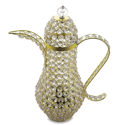 Vintage Crystal Surahi Table Lamp