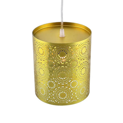 3-Lights Round Cluster Chandelier Filgree hanging Gold Moroccan Hanging Light, E27 Holder, Decorative, White, URBAN Retro, Nordic Style, LED/Filament