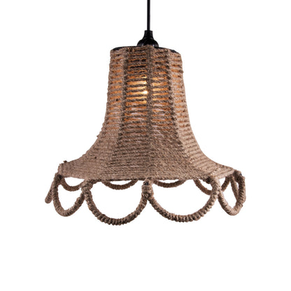 Homesake® Knitted Rope Spiral Touch Hanging Light, Pendant Light for home Decor, Bedroom,Living Room