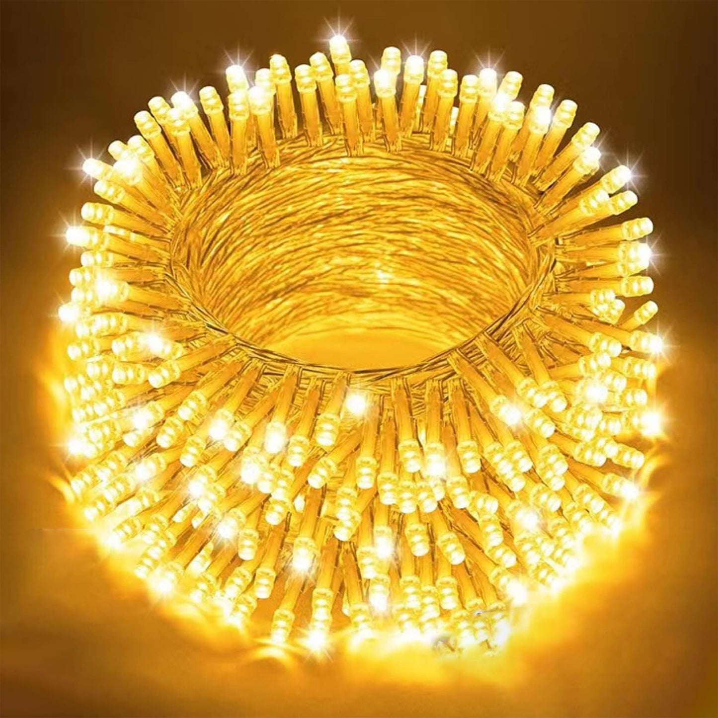 Homesake® 36 Feet Long 40 LED Power Pixel Serial String light Fairy Lights, Plug Sourced, Home & Outdoor light for decoration, Diwali Lights for Decoration Home, festive decor (Pack of 1 Warm White)