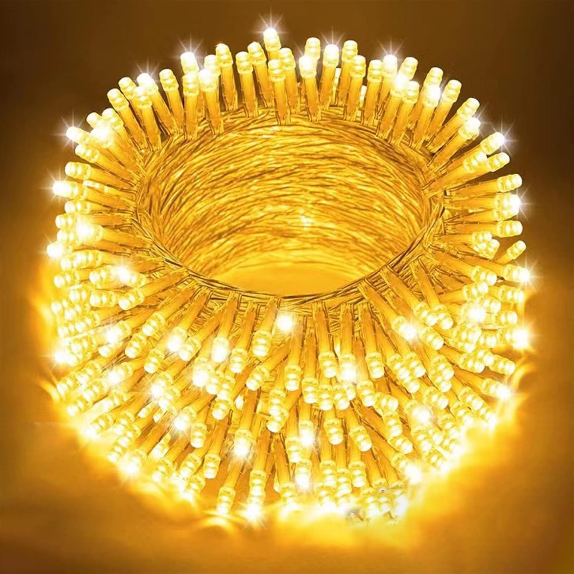 Homesake® 36 Feet Long 40 LED Power Pixel Serial String light Fairy Lights, Plug Sourced, Home & Outdoor light for decoration, Diwali Lights for Decoration Home, festive decor (Pack of 1 Warm White)