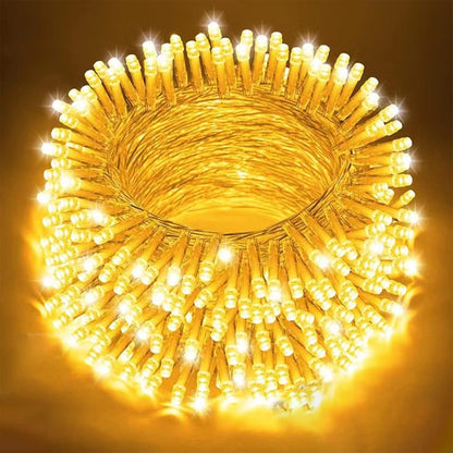 Homesake® 36 Feet Long 40 LED Power Pixel Serial String light Fairy Lights, Plug Sourced, Home & Outdoor light for decoration, Diwali Lights for Decoration Home, festive decor (Pack of 1 Warm White)