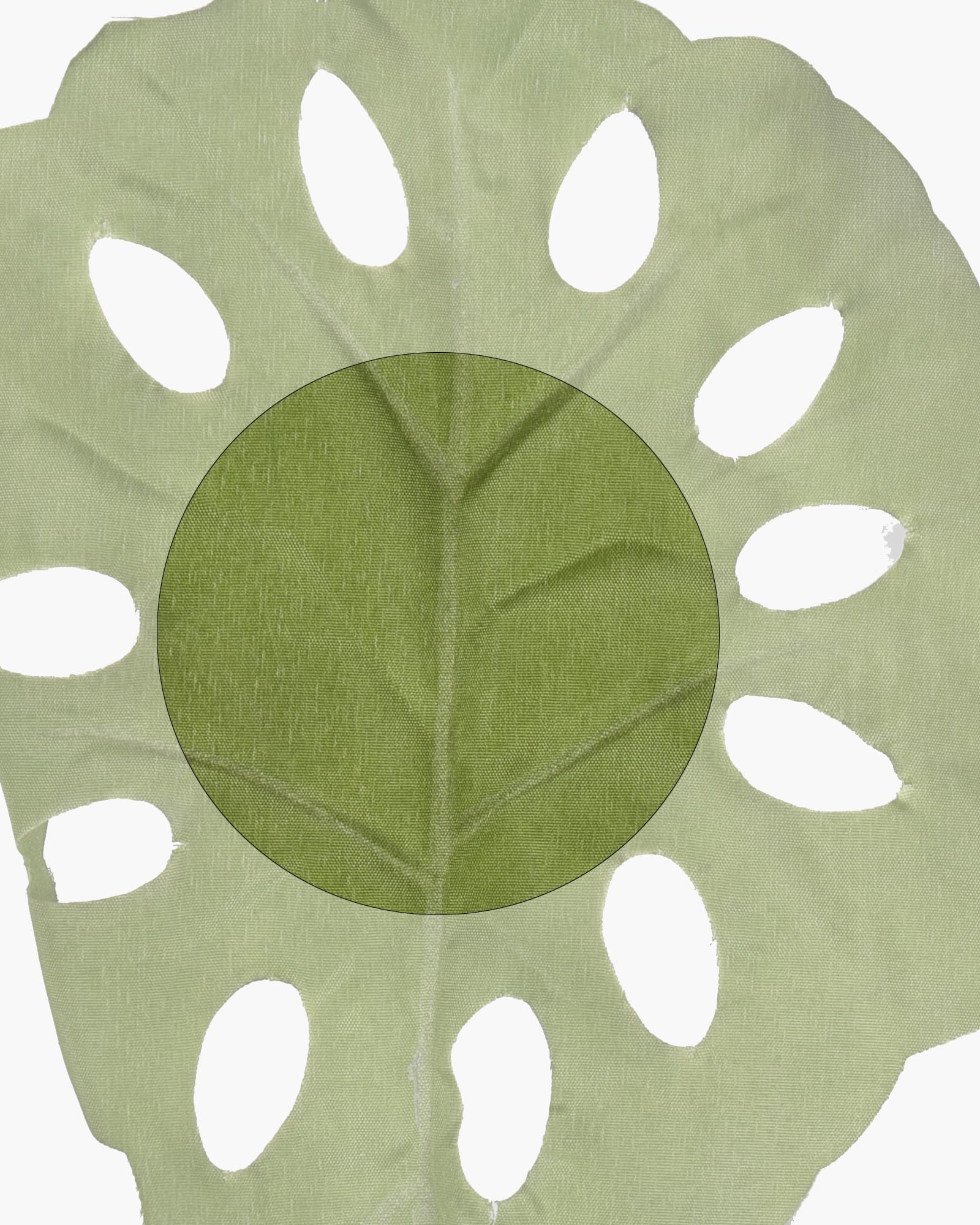 Homesake® Faux Long Monstera Leaf Stems, Set of 2 Artificial Branches with 5 Sticks Each, Pot Not Included, Decorative Plant for Vase, Tabletop, Living Room, Home Décor, Green