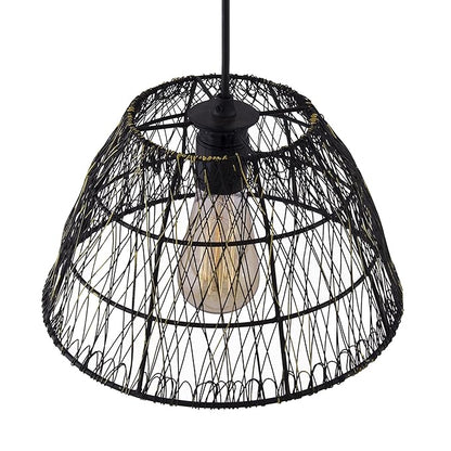 Metal Wire Mesh Lamp shade hanging light, ceiling pendant light, E27 Antique Black