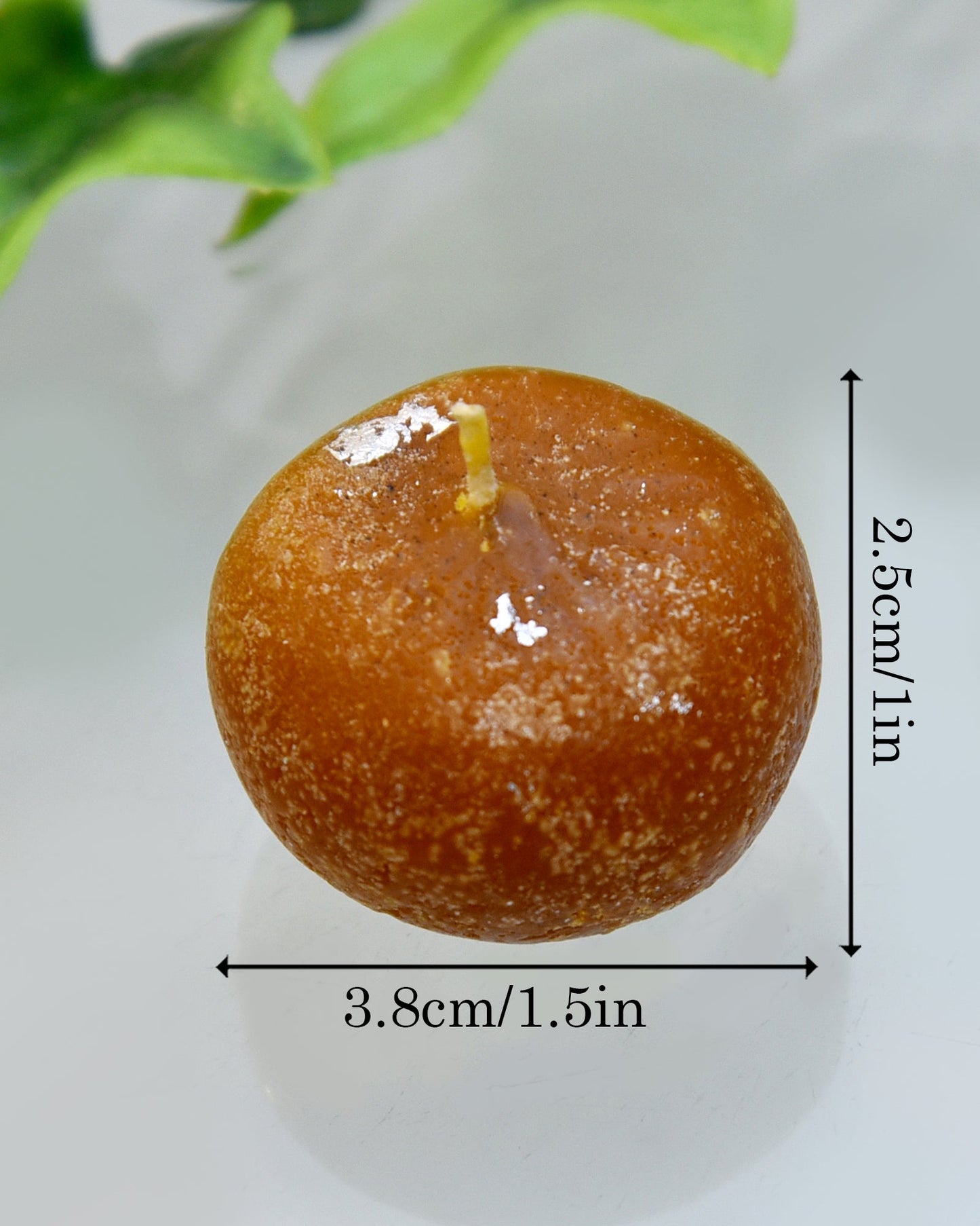 Premium Ladoo Candle, Hand Poured, Motichur Laddoo Candles, Diwali Gift Pack Decorative Scented Candle 100% Paraffin Wax, Set of 4