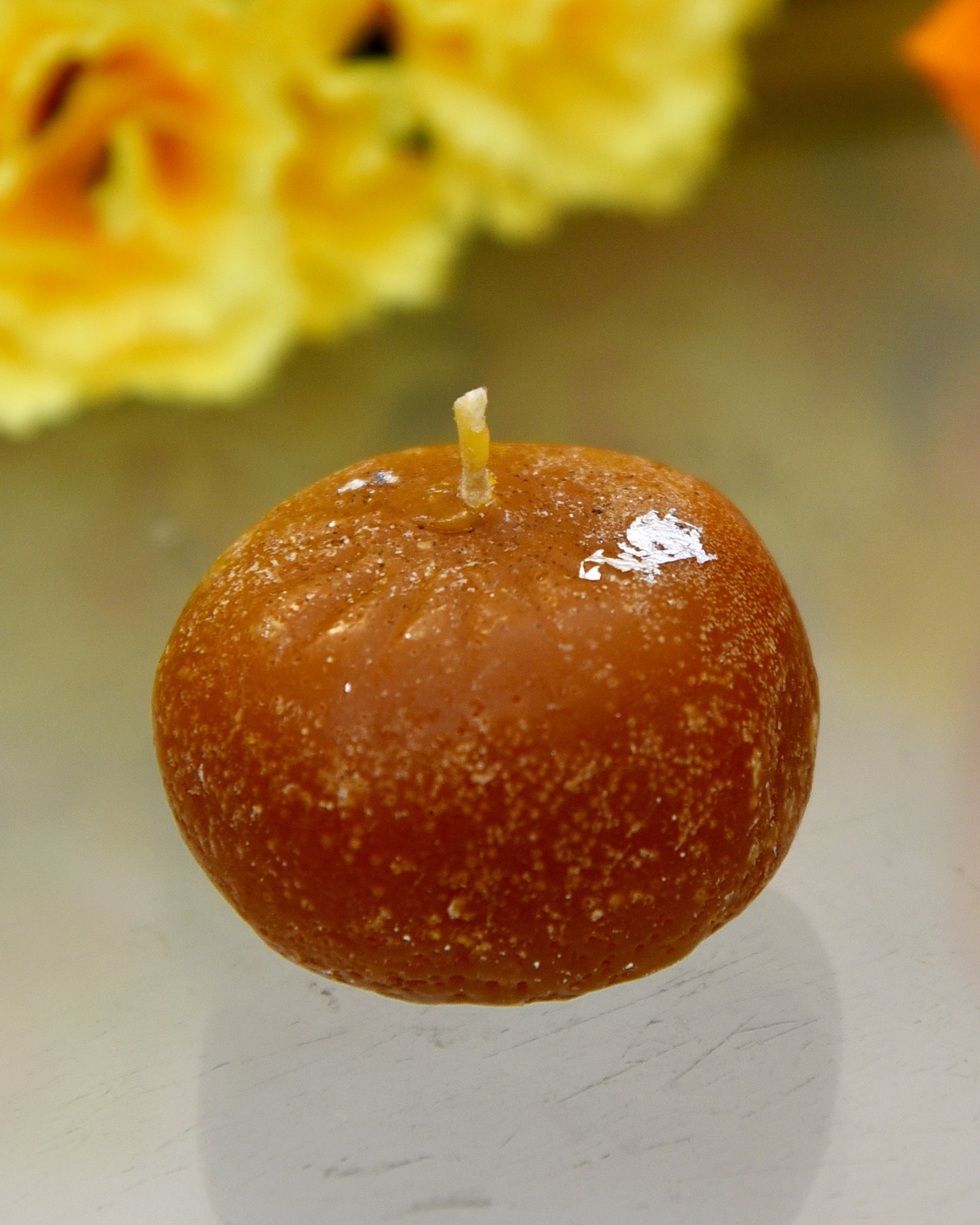 Premium Ladoo Candle, Hand Poured, Motichur Laddoo Candles, Diwali Gift Pack Decorative Scented Candle 100% Paraffin Wax, Set of 4