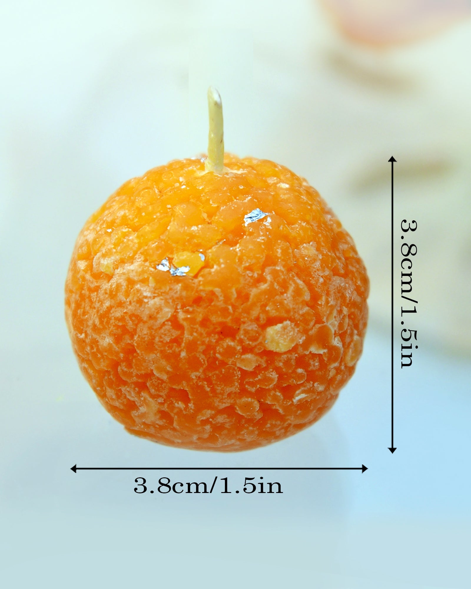 Premium Ladoo Candle, Hand Poured, Motichur Laddoo Candles, Diwali Gift Pack Decorative Scented Candle 100% Paraffin Wax, Set of 4