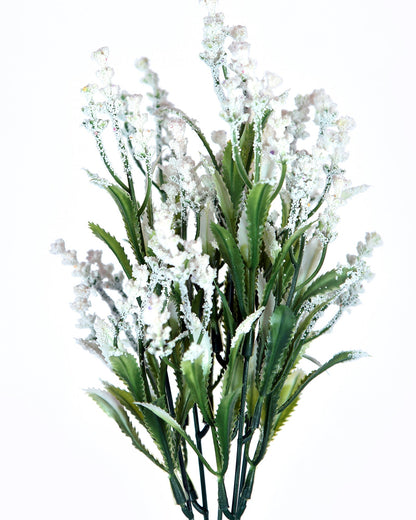 Homesake Artificial Lily of The Valley Flowers for Vase Decoration, White Faux Flower Stems for Home Decor, Table Centerpiece, Bedroom, Living Room, Office, Set of 2, Violet