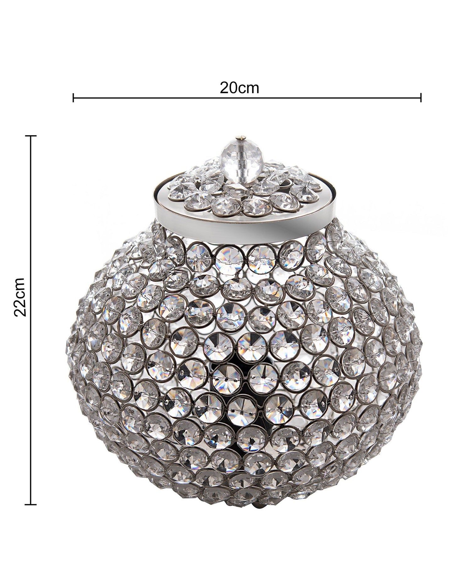 Cauldron of Light, 315 Crystal lamp, Decorative table lamp