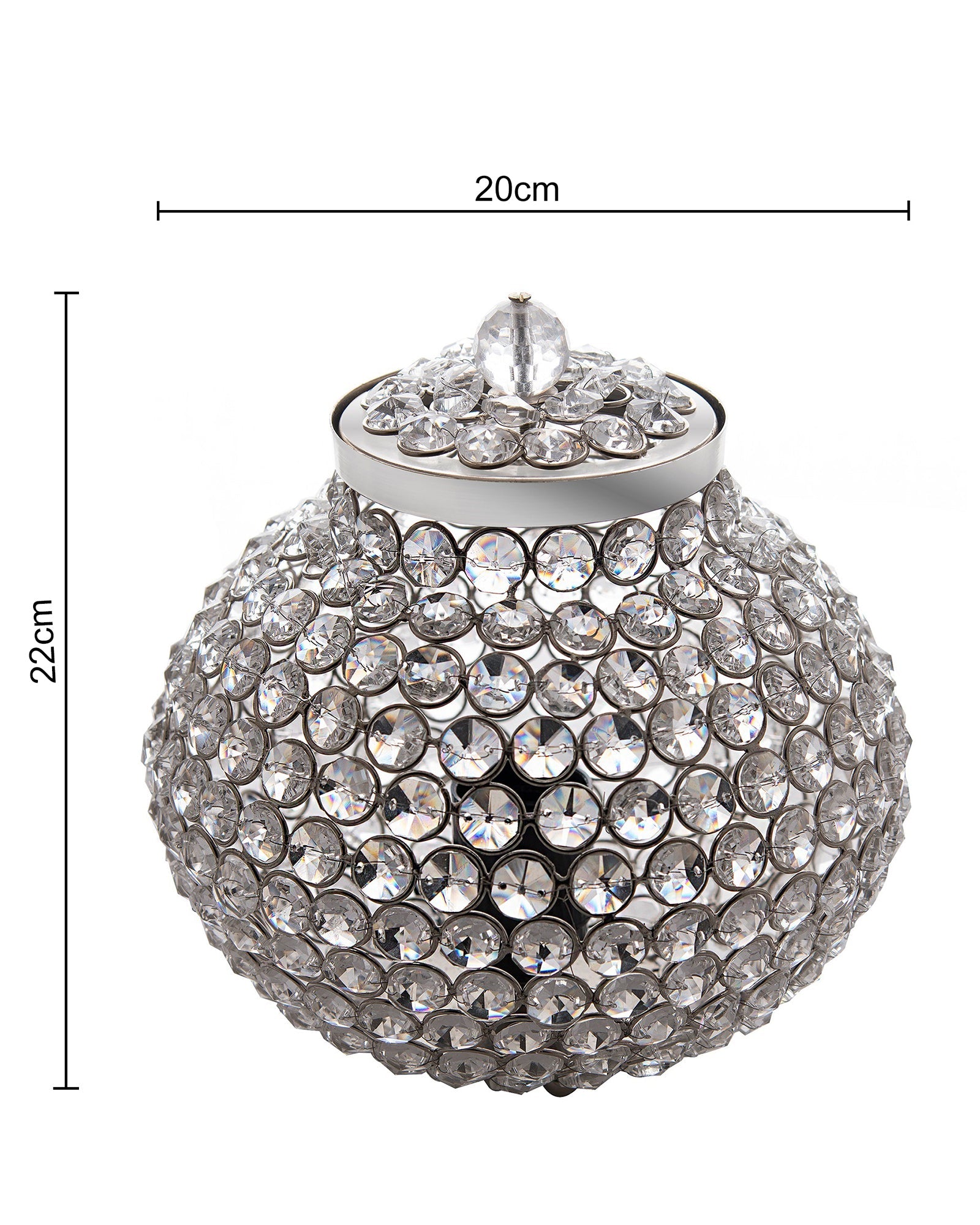 Cauldron of Light, 315 Crystal lamp, Decorative table lamp