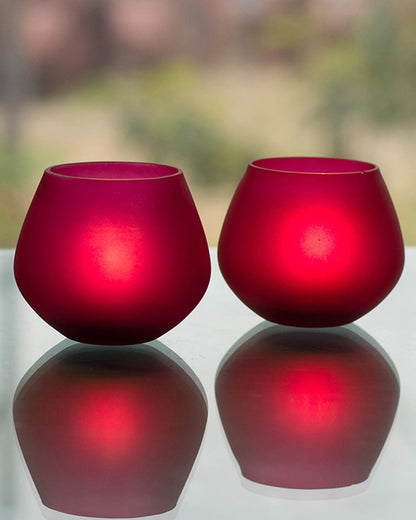 Frost Pot Votive (Set of two pieces)- Small