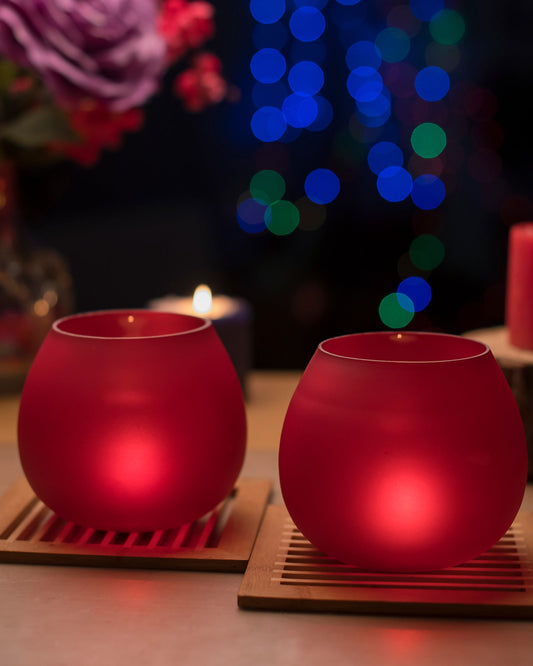 Frost Pot Votive (Set of two pieces)- Large