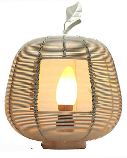 White Apple Contemporary Lamp