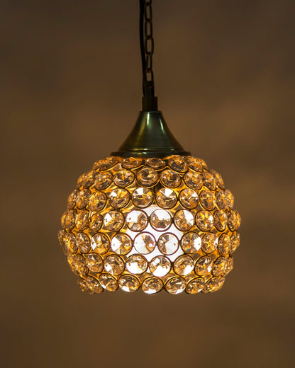 Crystal Hanging Pendant Half Globe